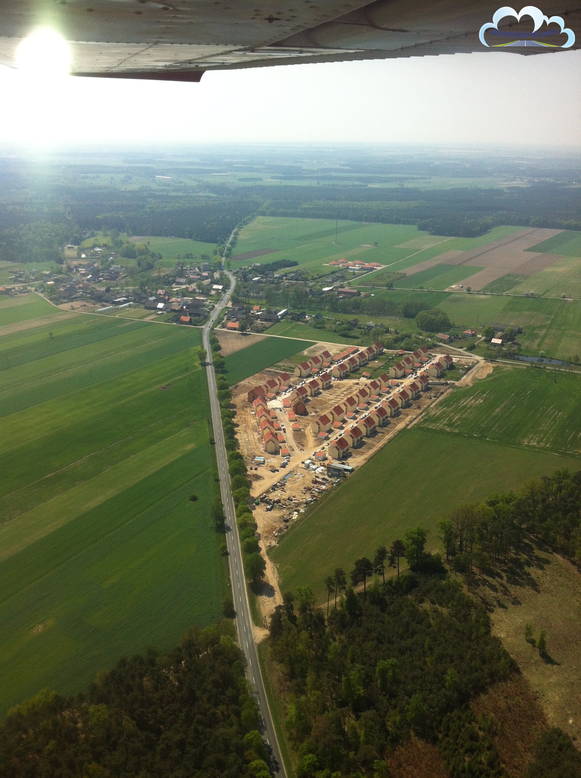 Osiedle w Czmoniu i DW434, maj 2012